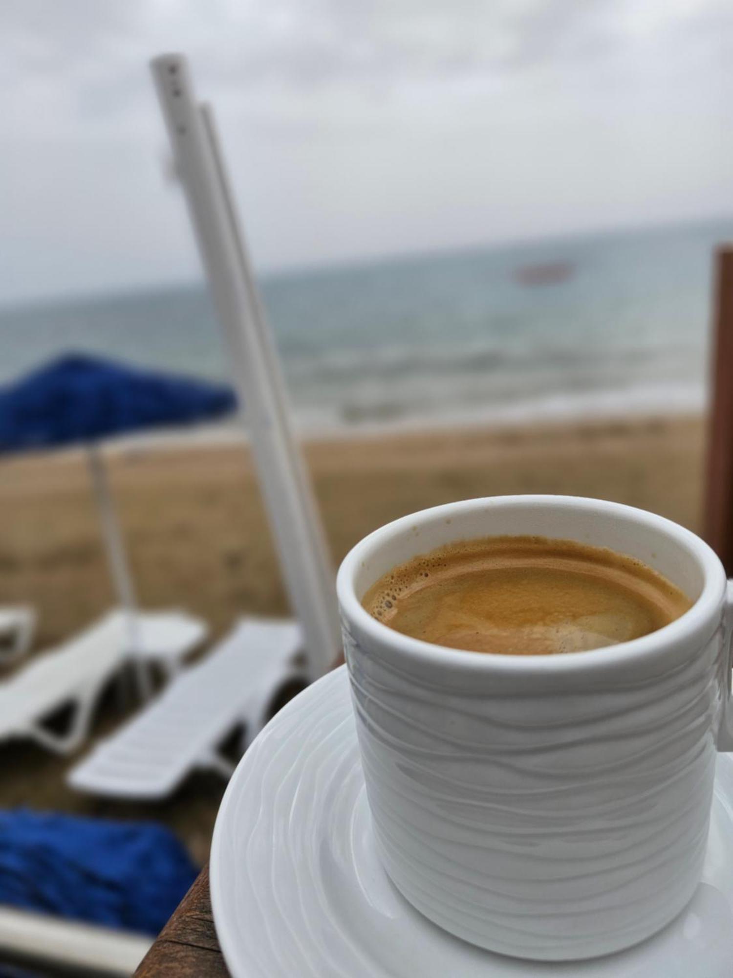 Mimoza Beach Hotel Agios Sergios Bagian luar foto