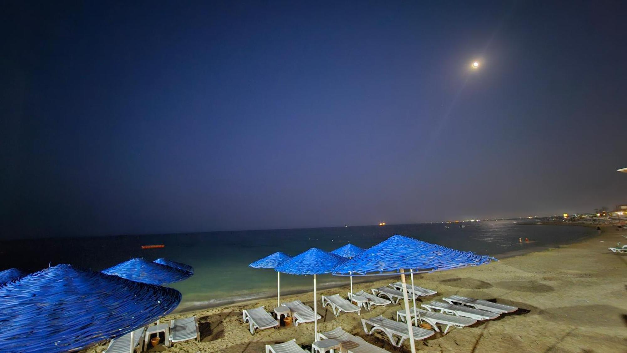 Mimoza Beach Hotel Agios Sergios Bagian luar foto
